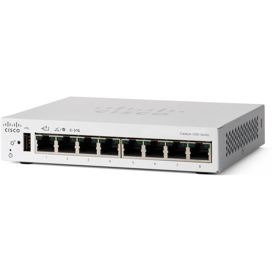 Cisco C1200-8T-D. Upravljani. L2/L3. Gigabit Ethernet (10/100/1000)