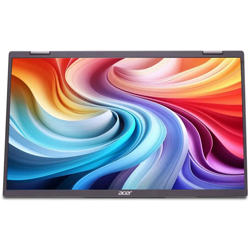 Acer PD163Qbmiuux. 39,6 cm (15,6"). 1920 x 1080 piksela. Dvostruki Full HD. LED. 8 ms. Sivi