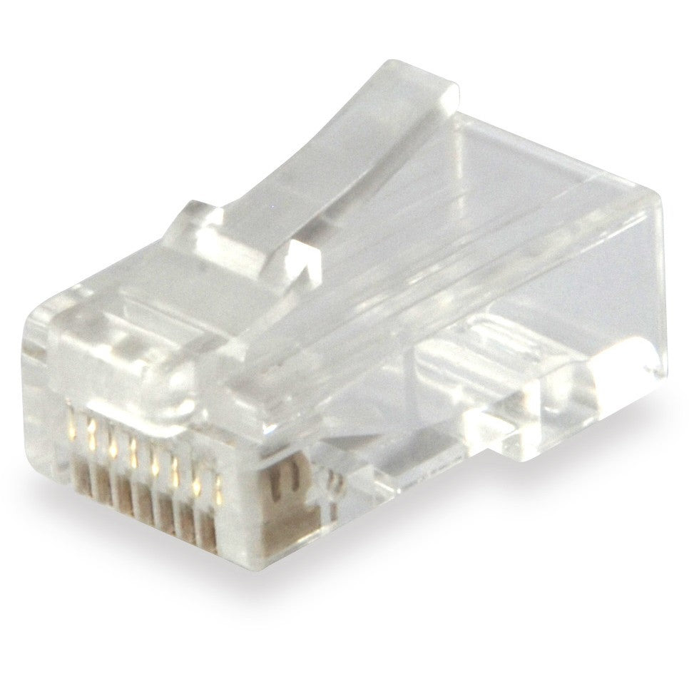 Equip Cat.6 RJ45 konektor 100 kom/pak. RJ45. Prozirni. Plastični. Cat6. Zlatni. CE