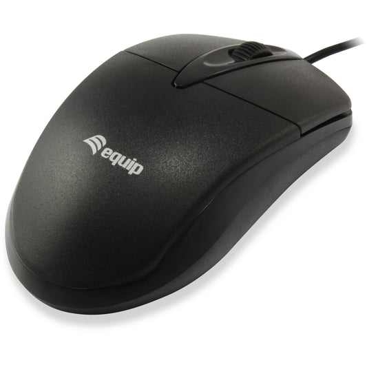 Equip 245102. Za dekstre/ruke. Optički. USB Tip-A. 1000 DPI. Crna.