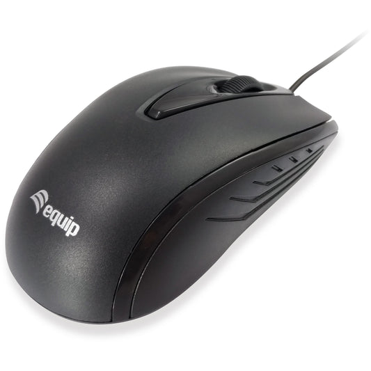 Equip 245107. Za dekstre/ruke. Optički. USB Tip-A. 1000 DPI. Crni.