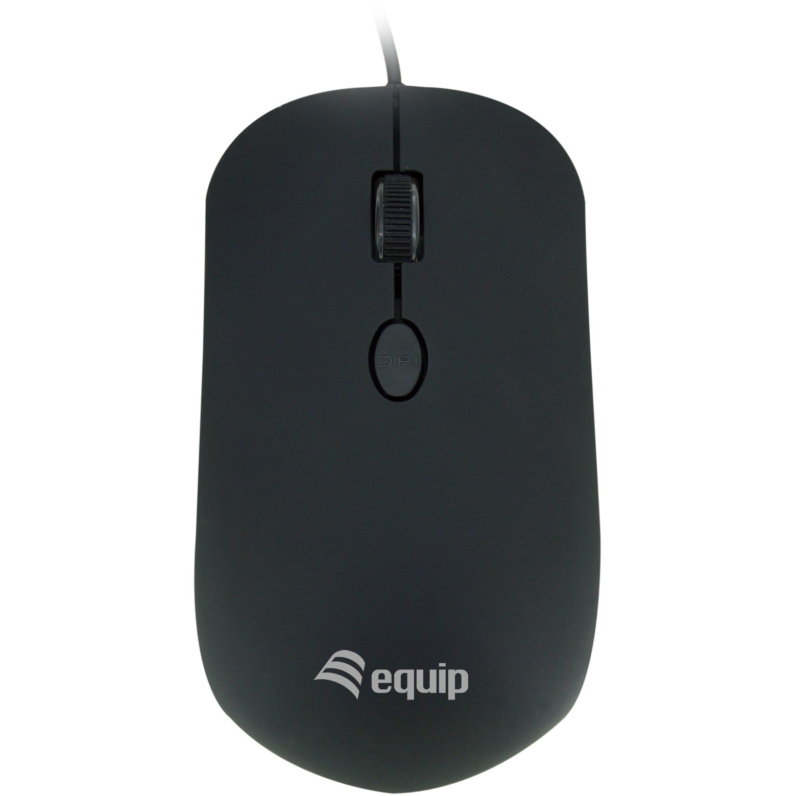 Equip USB Comfort miš. Za dekstre. Optički. USB Tip-A. 1600 DPI. Crni.