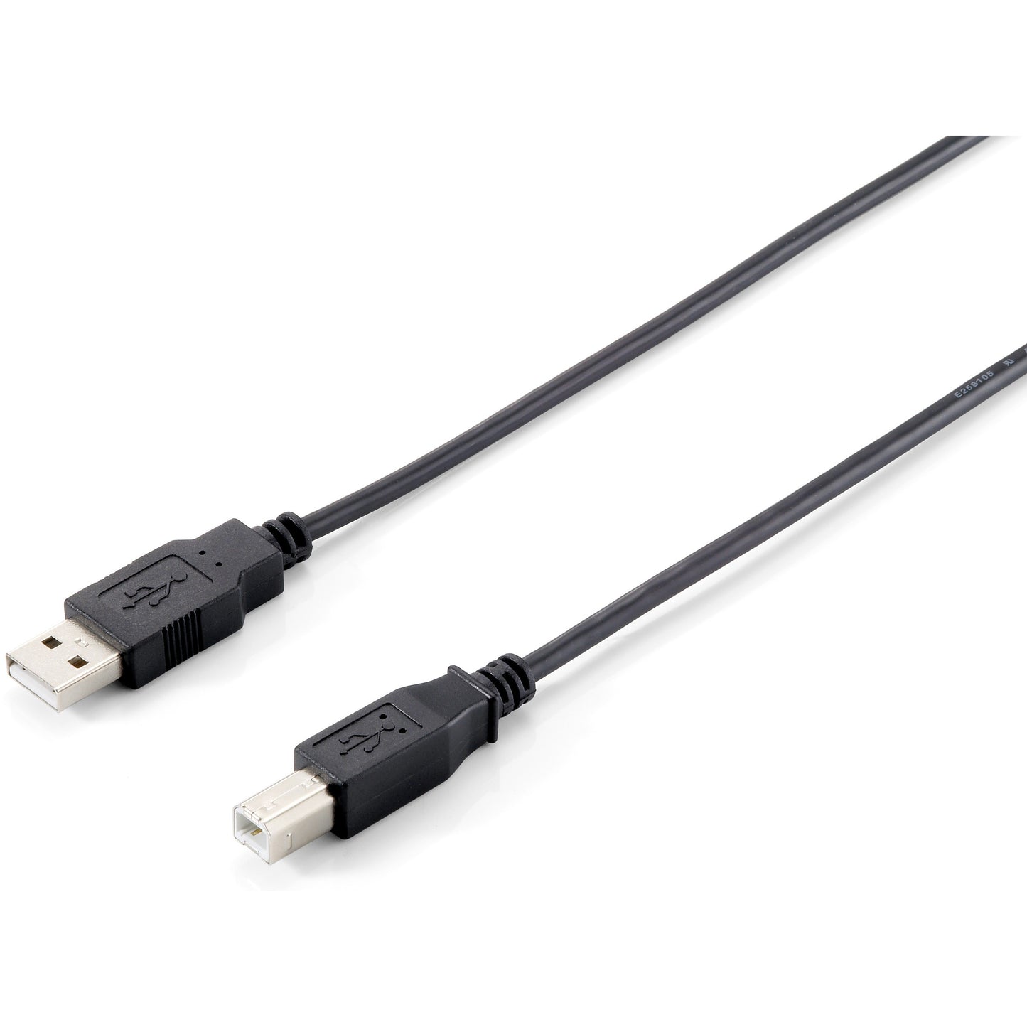 Equip USB 2.0 A na B kabel. 1,0 m. Muški/muški. Crni. 1 m. USB A. USB B. USB 2.0. Muški/muški. Crni