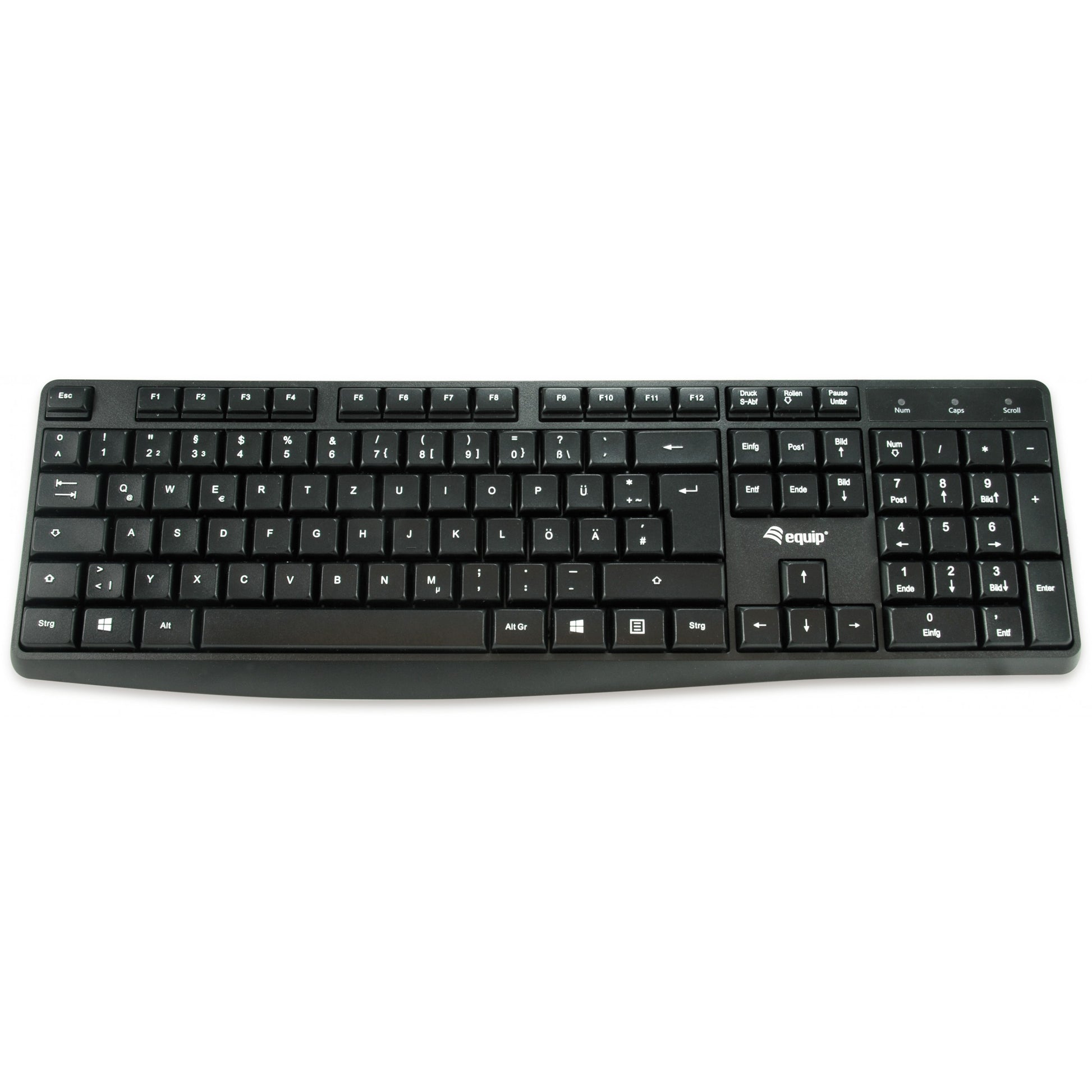 Equip žičana USB tastatura. Puna veličina (100%). Žičana. USB. QWERTY. Crna.