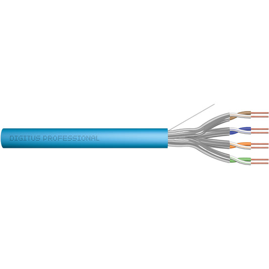 Digitus CAT 6A U/FTP podatkovni kabel - instalacijski kabel. 100 m. Simplex. Otprilike 100 m. Cat6a. U/FTP (STP). Plavi.