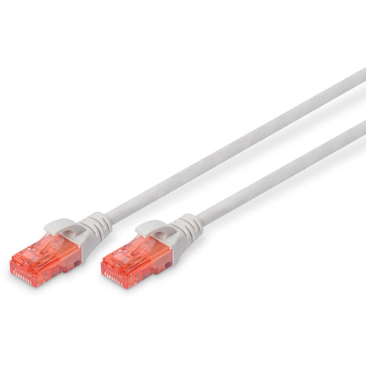 Digitus CAT 6 U/UTP patch kabel - LSZH. 5 m. Cat6. U/UTP (UTP). RJ-45. RJ-45. Sivi.