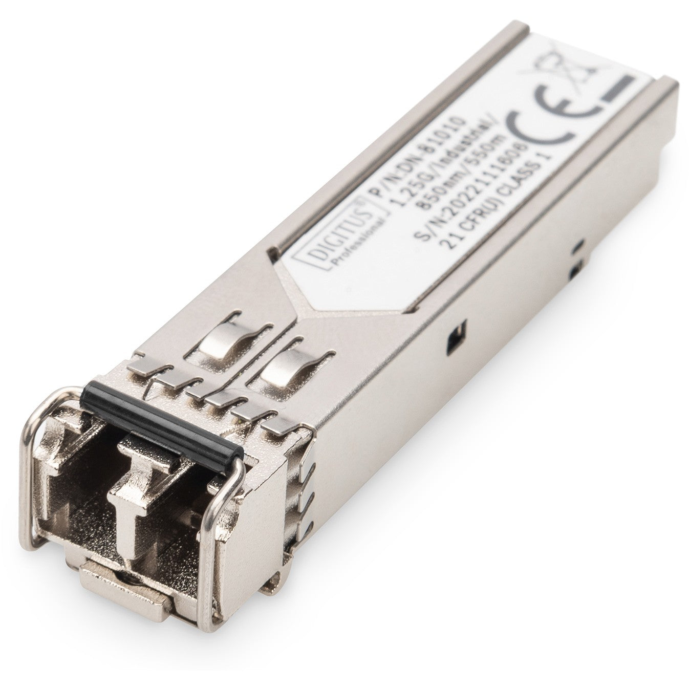 Digitus Industrijski mini GBIC (SFP) modul. 1,25 Gbps. 0,55 km. 1250 Mbps. SFP/GBIC. LC. 50/125,6-2,5/125 µm. 500 m. 850 nm