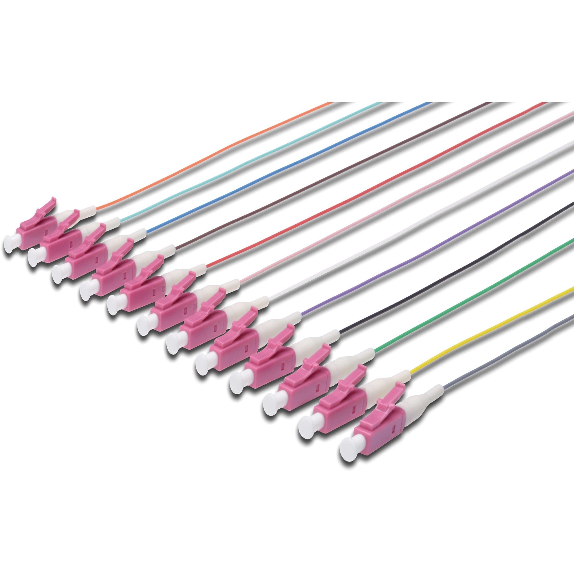 Digitus obojeni LC Simplex OM4 pigtaili. 2 m. OM4. LC
