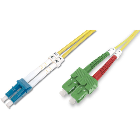 Digitus optički jednomodni patch kabel SC (APC) na LC (PC). 3 m. I-VH. OS2. SC. LC