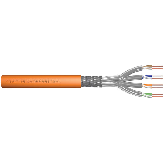 Digitus CAT 7 S-FTP podatkovni kabel - instalacijski kabel. 250 m. Simplex. Dca-s2.d1.a1. 250 m. Cat7. S/FTP (S-STP). Narančasti