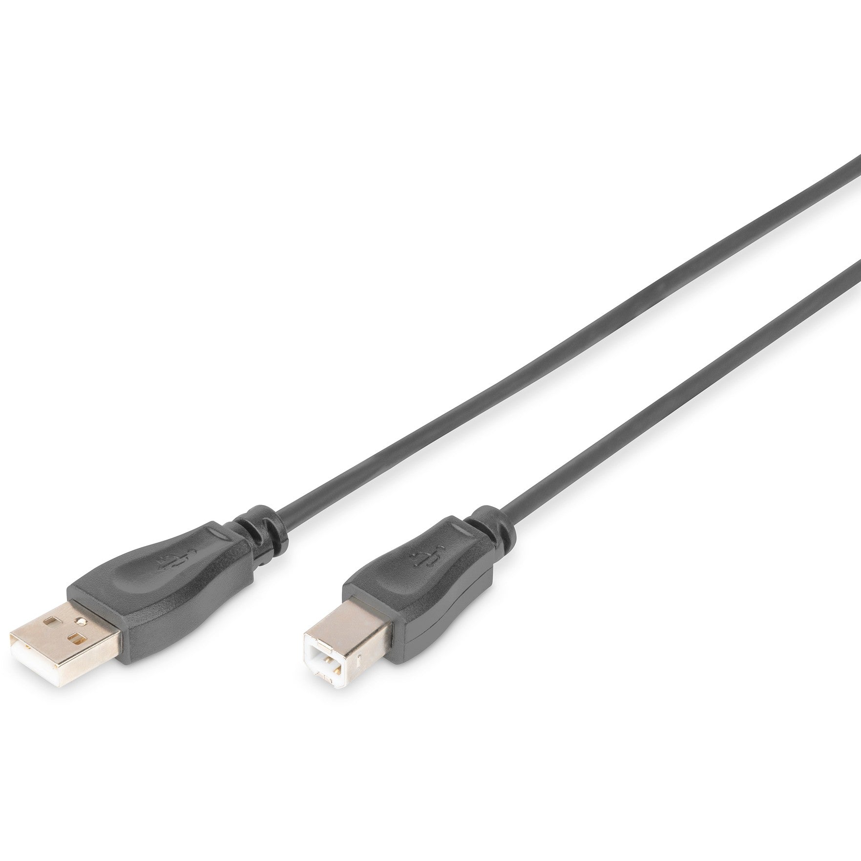 Digitus USB 2.0 priključni kabel. 3 m. USB A. USB B. USB 2.0. Muški/muški. Crni.