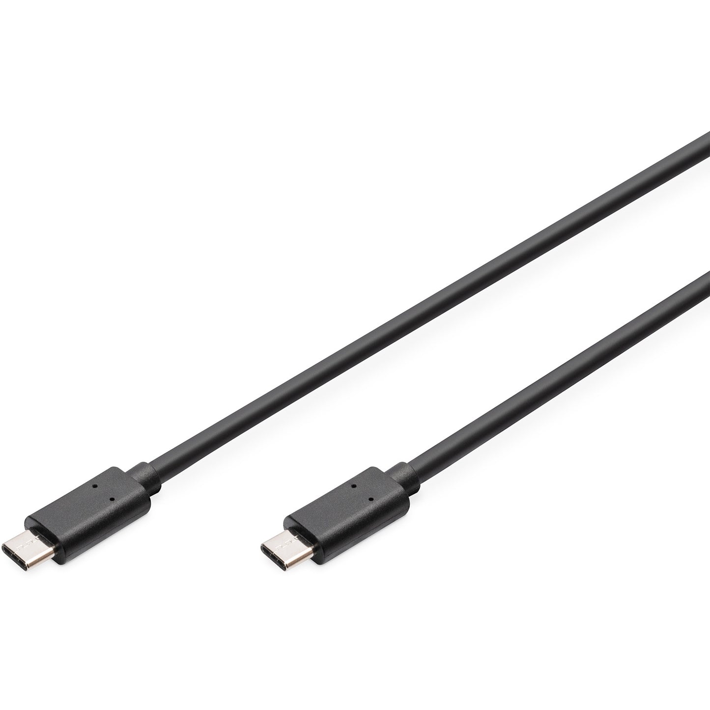Digitus USB Type-C priključni kabel. Type-C na C. 3 m. USB C. USB C. USB 2.0. 0.48 Gbit/s. Crni