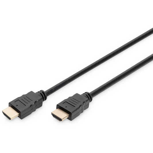 Digitus HDMI Premium High Speed kabel sa Ethernet priključkom. 2 m. HDMI Tip A (Standard). HDMI Tip A (Standard). 3840 x 2160 piksela. Audio Return Channel (ARC). Crni.