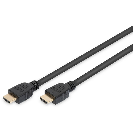 Digitus HDMI Ultra High Speed konekcijski kabel. 1 m. HDMI Tip A (standardni). HDMI Tip A (standardni). 7680 x 4320 piksela. 3D. Crni.