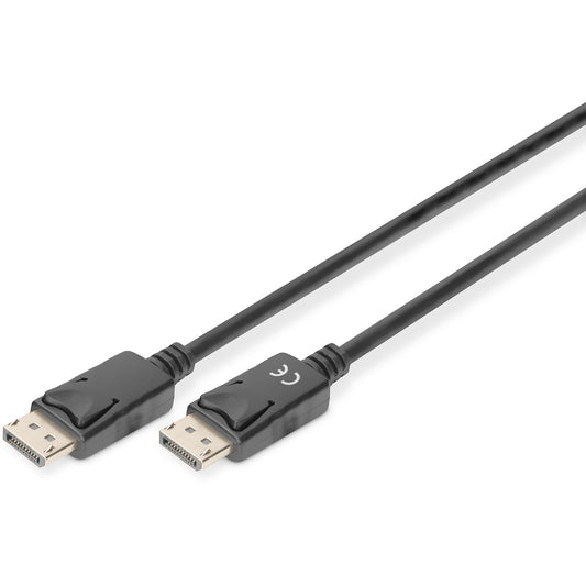Digitus DisplayPort priključni kabel. 2 m. DisplayPort. DisplayPort. Muški. Muški. 4096 x 2160 piksela