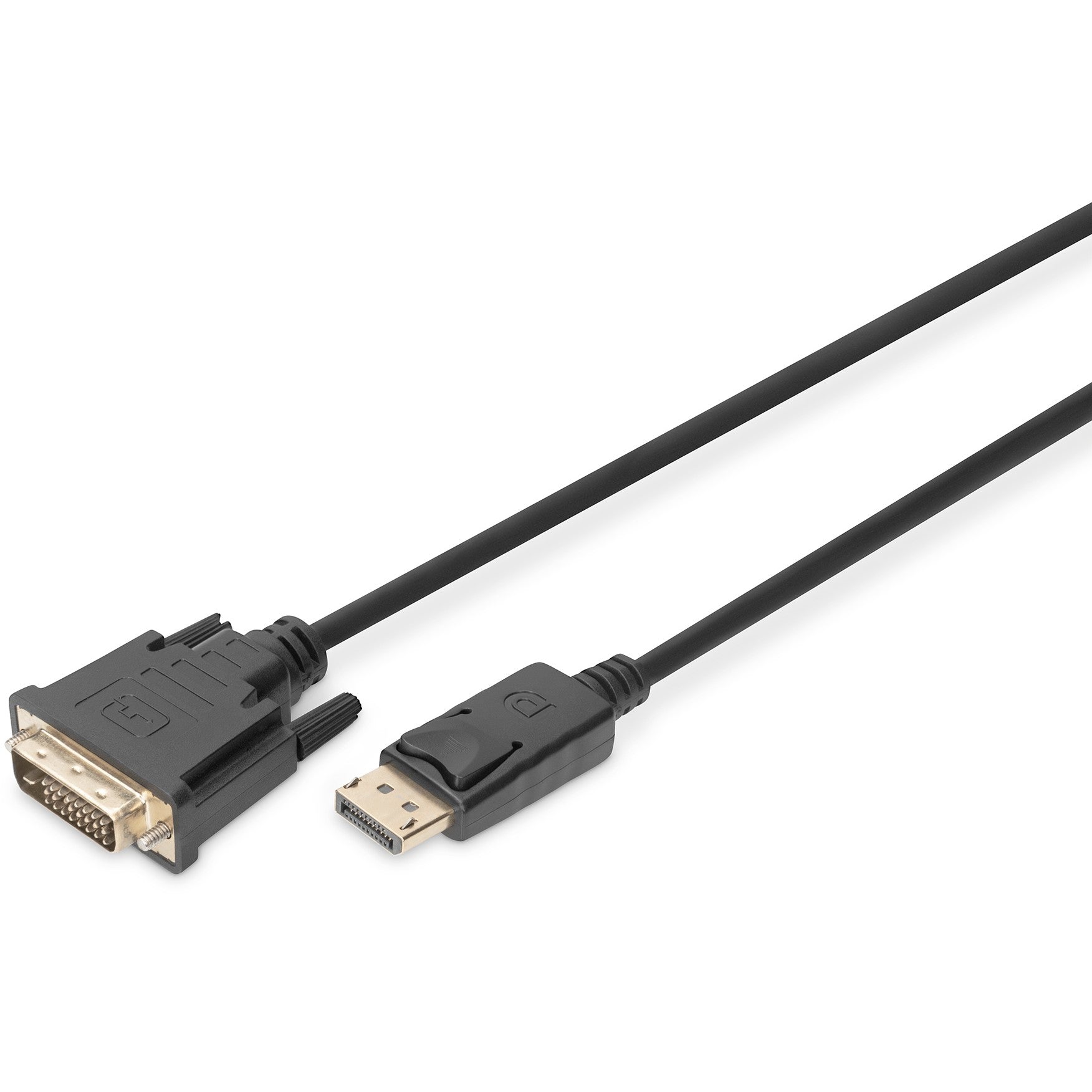 Digitus DisplayPort adapter kabel. DP na DVI-D. 3 m. DisplayPort. DVI-D. Muški. Muški. Ravni.