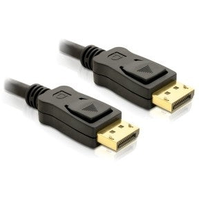 DeLOCK DisplayPort kabel, muški/muški, 2m. 2m. DisplayPort. DisplayPort. Muški. Muški. Crni.