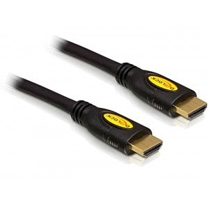 DeLOCK HDMI 1.4 kabel 2,0 m muški/muški. 2 m. HDMI Tip A (Standard). HDMI Tip A (Standard). 10,2 Gbit/s. Crni
