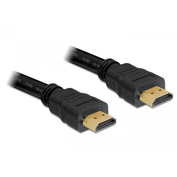 DeLOCK 82709. 10 m. HDMI Tip A (Standard). HDMI Tip A (Standard). 10.2 Gbit/s. Crni