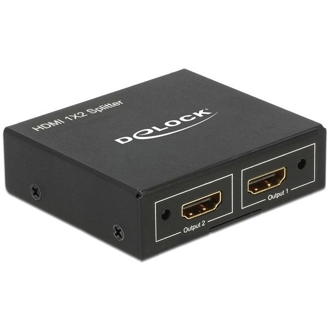 DeLOCK 87701. HDMI. 2xHDMI. Crna. Metalna. 340MHz. 1 m