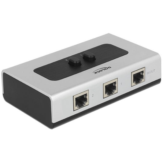 DeLOCK 87673. RJ-45. 1000 Mbit/s. Crna. Siva. Plastika. 68 mm. 112 mm
