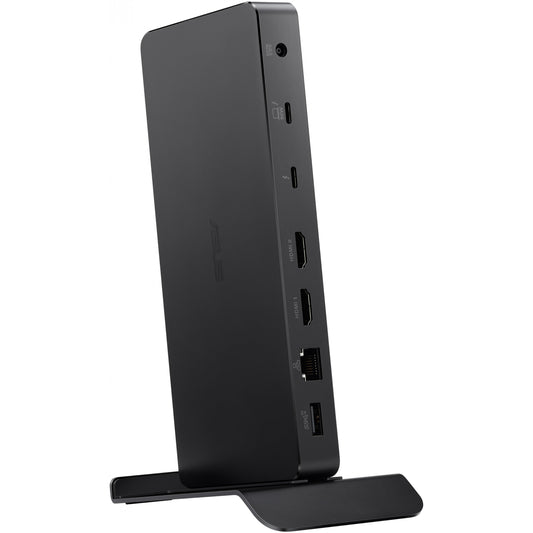 ASUS Triple 4K Thunderbolt 4 Dock DC500. Žični. Thunderbolt 4. 96W. 10,100,1000,2500 Mbps. Crna. MicroSD (TransFlash). SD.