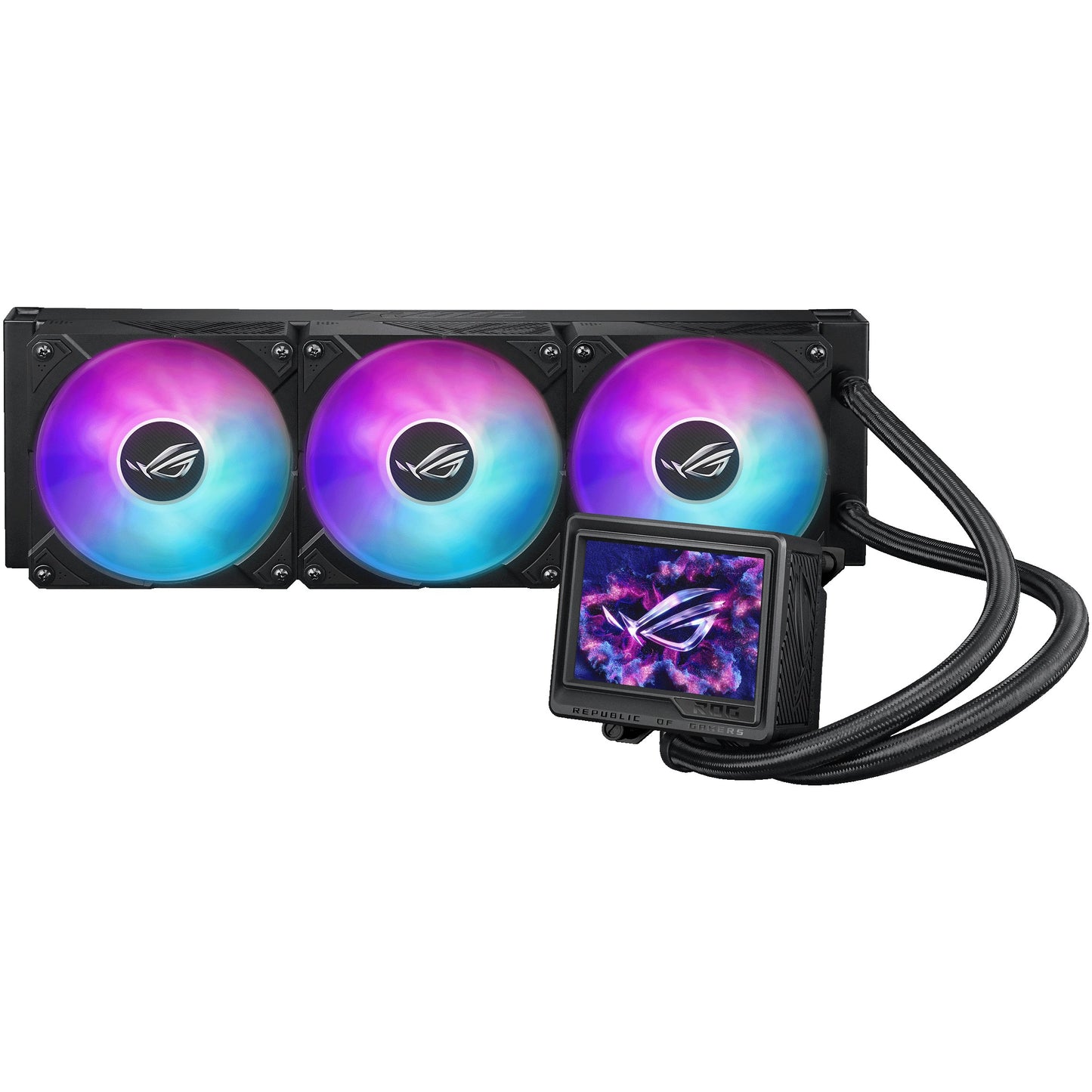 ASUS ROG Ryujin III 360 ARGB Extreme. Sve-u-jednom hladnjak tekućine. 12 cm. 2800 RPM. Crna.