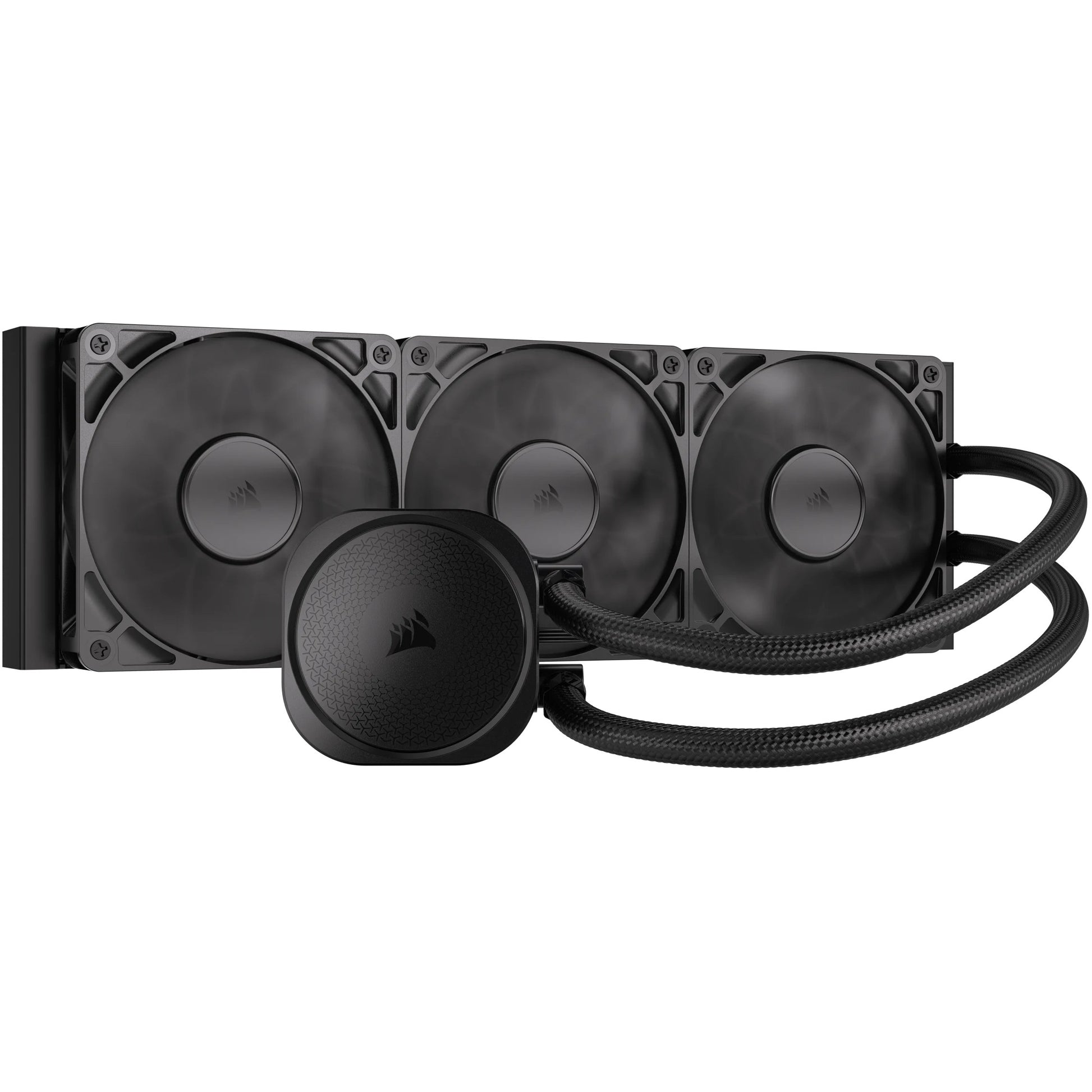 Corsair Nautilus 360 RS. Višenamjenski tekući hladnjak. 1700 RPM. Crna boja.