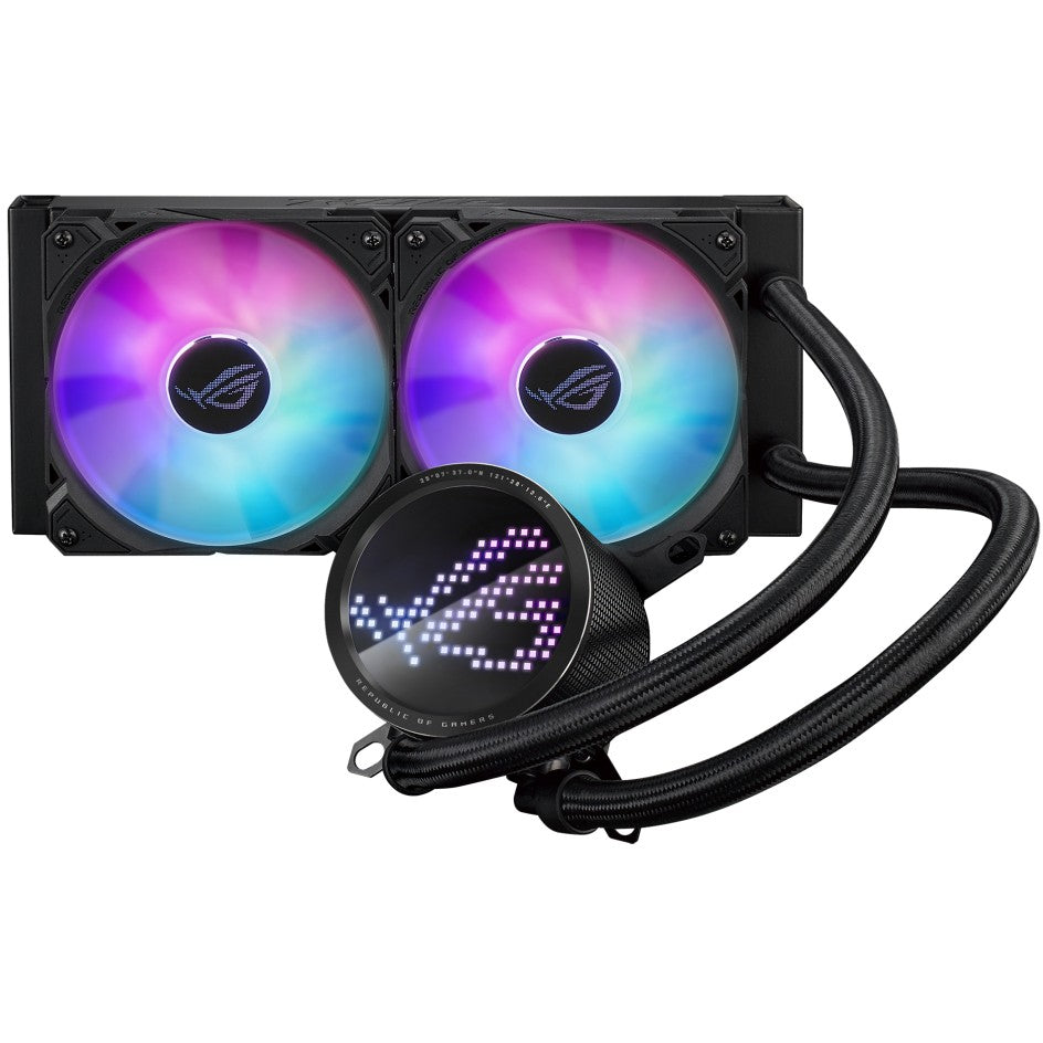 ASUS ROG Ryuo III 240 ARGB. Tečnost za hlađenje. 12 cm. 2200 RPM. Crna.