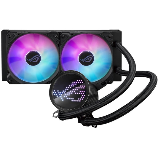 ASUS ROG Ryuo III 240 ARGB. Tečnost za hlađenje. 12 cm. 2200 RPM. Crna.