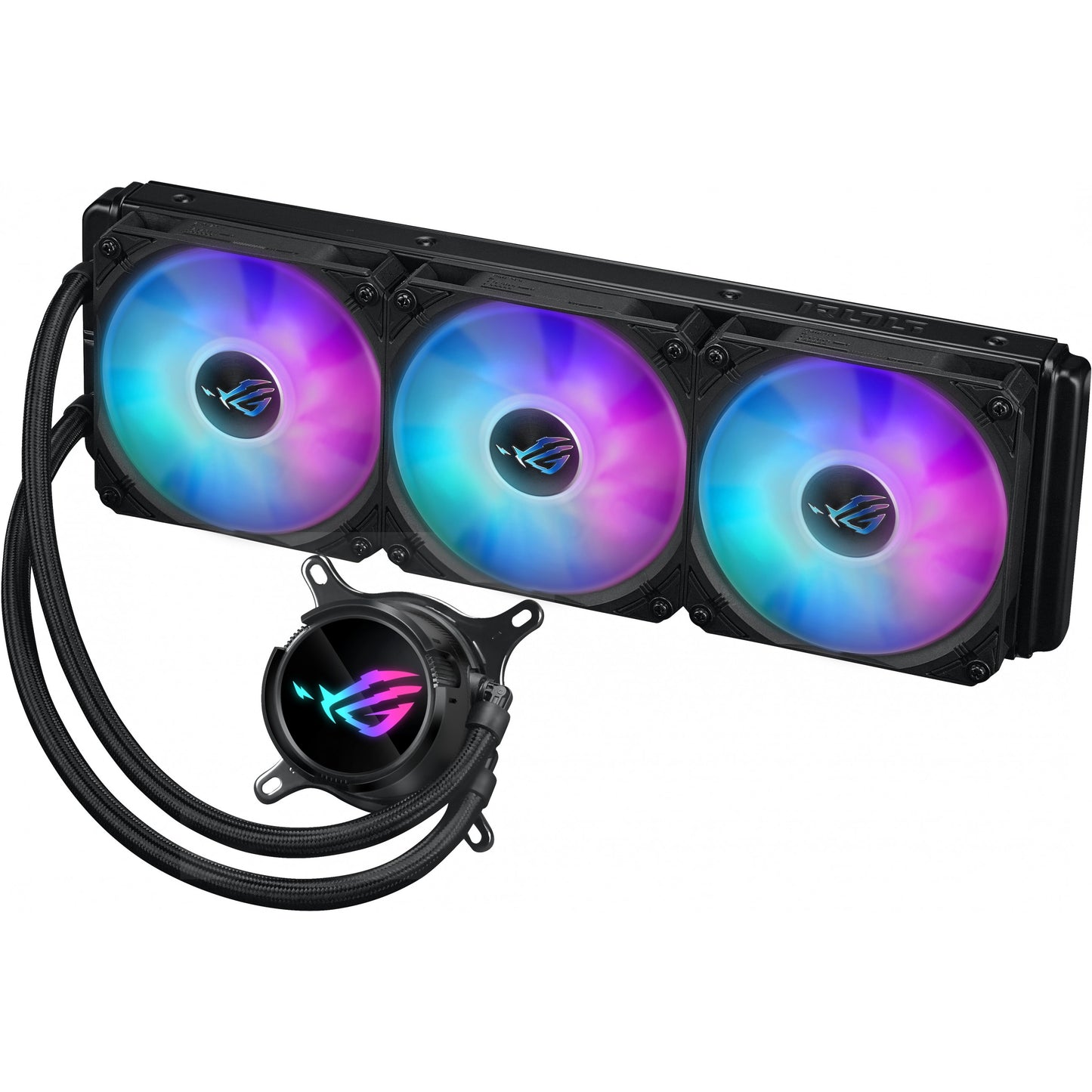 ASUS ROG Strix LC III 360 ARGB. Tečnost za hlađenje. 12 cm. Crna.