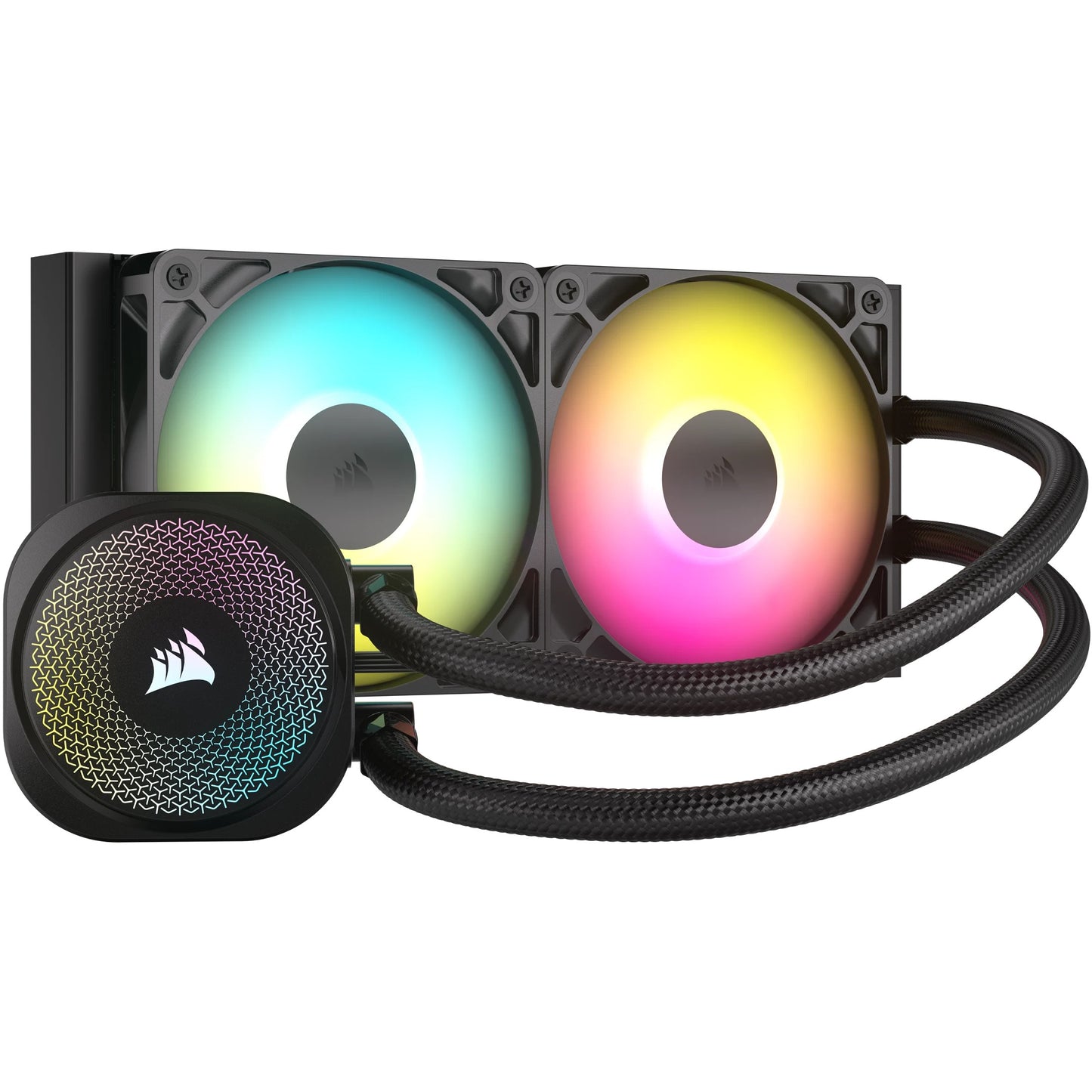 Corsair Nautilus 240 RS ARGB tečni hladnjak. Višenamjenski tečni hladnjak. 2100 RPM. Crna boja.