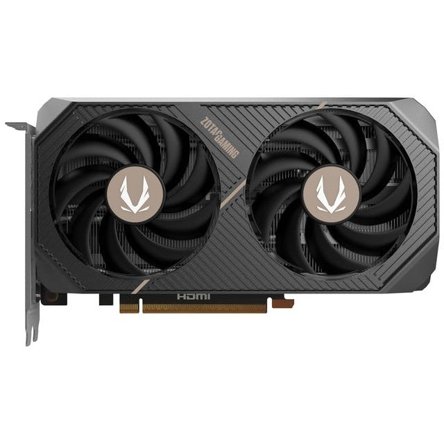Zotac GAMING GeForce RTX 5060 AMP. GeForce RTX 5060. 8GB. GDDR7. 128 bita. 7680 x 4320 piksela. PCI Express x8 5.0
