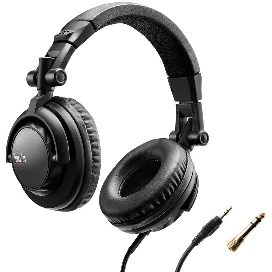 Hercules HDP DJ45. Žične. Muzičke. 20 - 20000 Hz. Slušalice. Crne.
