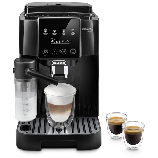 De'Longhi Magnifica Start Milk ECAM220.60.B. Aparat za espresso. 1,8 l. Zrna kafe. Mljevena kafa. Ugrađeni mlinac. 1450 W. Crna.