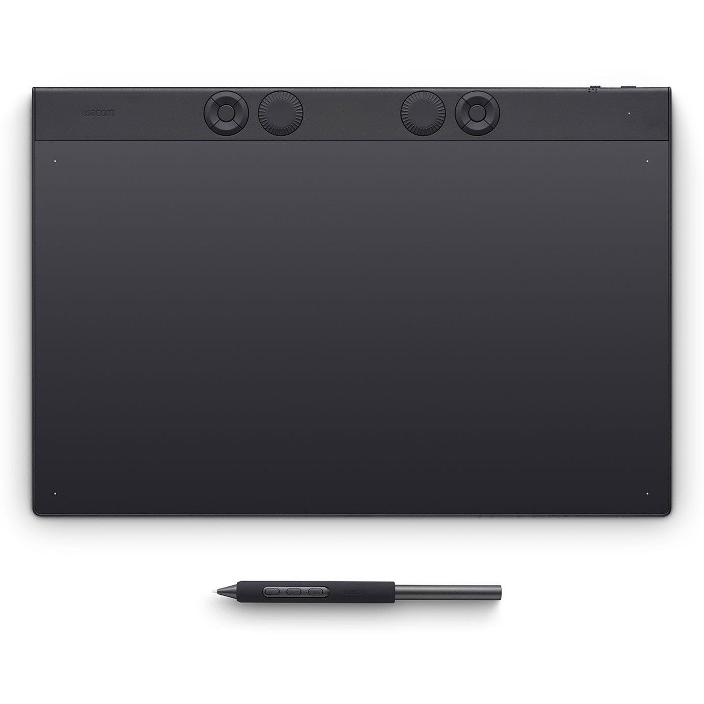 Wacom Intuos Pro Large. Žični i bežični. 349 x 195 mm. USB/Bluetooth. Vrh olovke 1 cm. 60°.