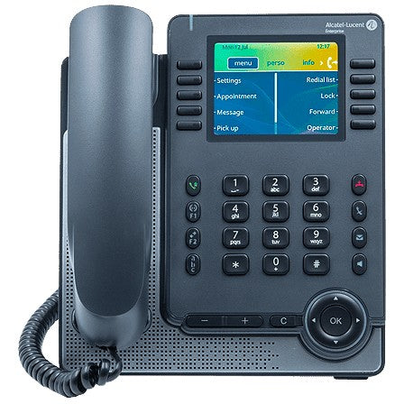 Alcatel-Lucent Enterprise ALE-30h. IP telefon. Siva. Žični telefon. Montaža za sto/zid. LCD. 8,89 cm (3,5").