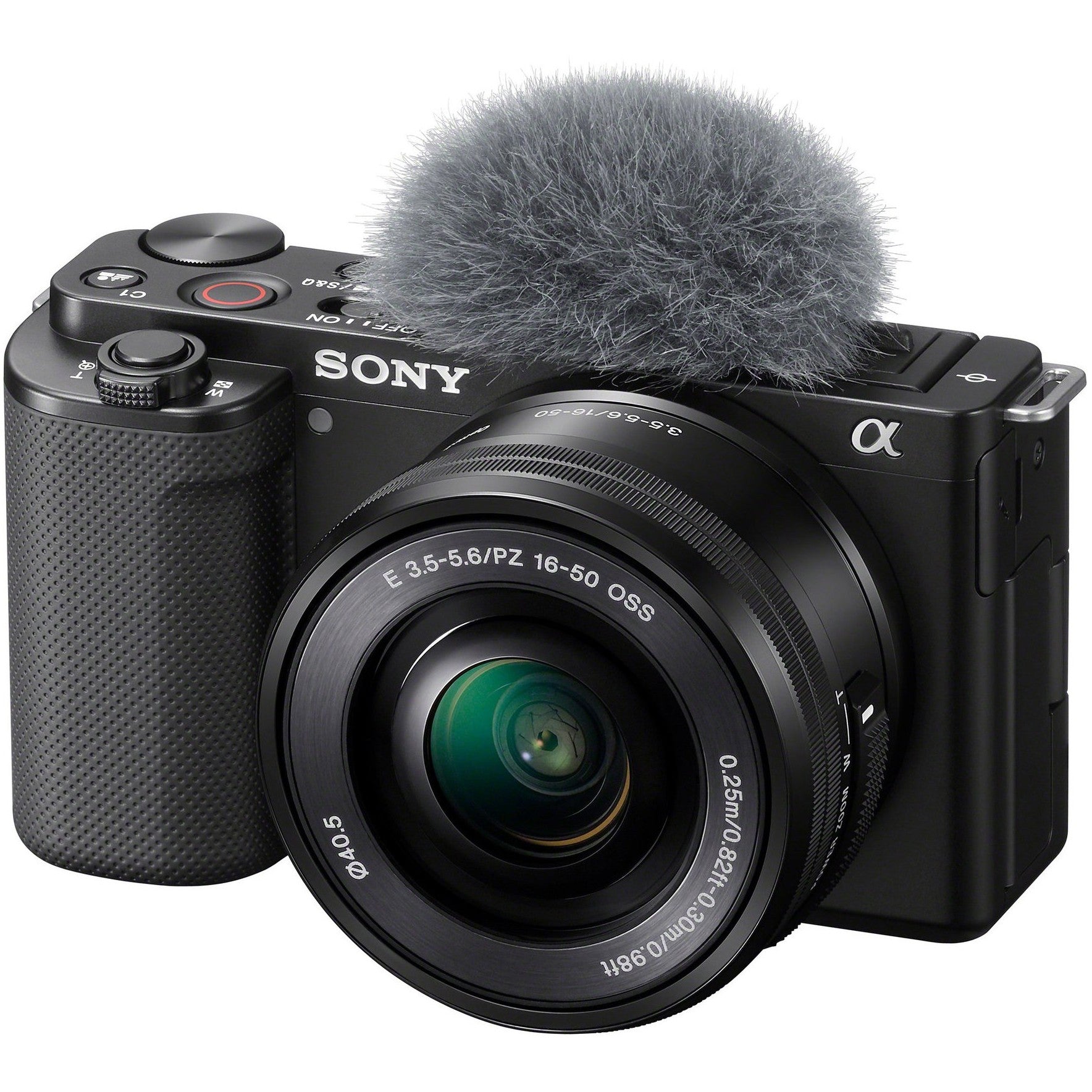 Sony Ύ± ZV-E10L. 24.2MP. 6000x4000 piksela. CMOS. 4K Ultra HD. Ekran osjetljiv na dodir. Crni.