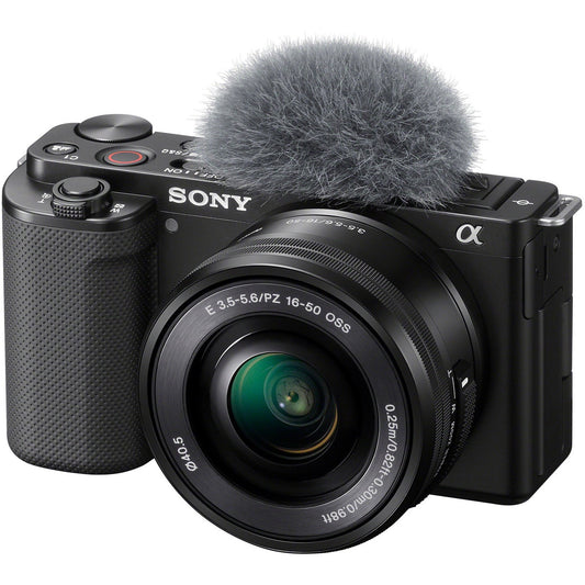 Sony Ύ± ZV-E10L. 24.2MP. 6000x4000 piksela. CMOS. 4K Ultra HD. Ekran osjetljiv na dodir. Crni.