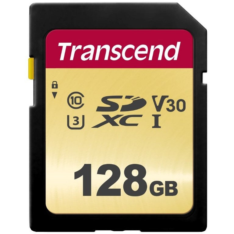 Transcend 128GB UHS-I U3 SD. 128GB. SDXC. Klasa 10. UHS-I. 95MB/s. 60MB/s