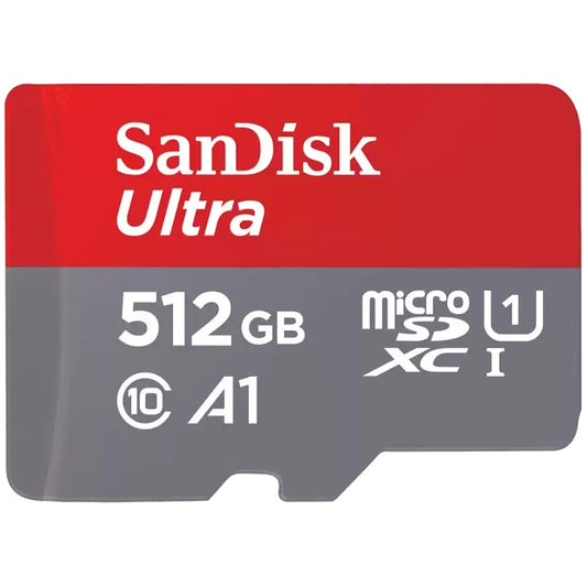 SanDisk SDSQUAC-512G-GN6FA. 512 GB. MicroSDXC. Klasa 10. UHS-I. 150 MB/s. Magnetno otporno. Otporno na udarce. Otporno na temperature. Vodootporno. Otporno na rendgenske zrake.