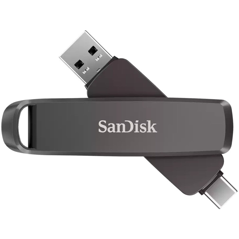 SanDisk SDDDE1-1T00-G46. 1 TB. USB Tip-C/USB Tip-A. 3.2 Gen 2 (3.1 Gen 2). 1000 MB/s. Rotirajući prsten. Crna.