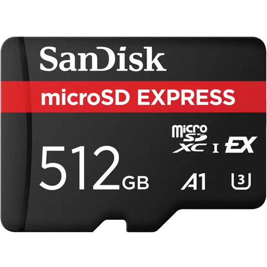 SanDisk SDSQXFN-512G-GN4NN. 512GB. MicroSDXC. UHS-I. 880MB/s. 650MB/s. Klasa 3 (U3)