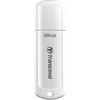 Transcend JetFlash 730. 256 GB. USB Tip-A. 3.2 Gen 1 (3.1 Gen 1). Kapacitet. 9 g. Bijela.
