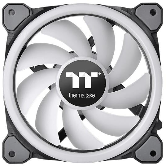 Thermaltake Riing Trio 12 LED RGB ventilator za radijator TT Premium Edition. Ventilator. 12cm. 500 RPM. 1500 RPM. Crni.