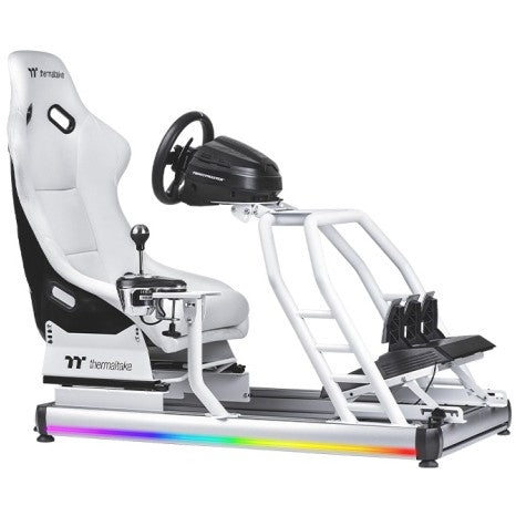 Thermaltake GSC-R50-CPASWH-01. Konzolna gejmerska stolica. 120 kg. Tvrdi naslon. Bijela. 600 mm x 1320 mm