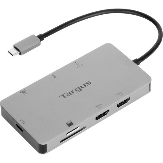 Targus DOCK423EU. Žični. USB 3.2 Gen 1 (3.1 Gen 1) Type-C. 100 W. Srebrni. MicroSD (TransFlash). SD. Kina