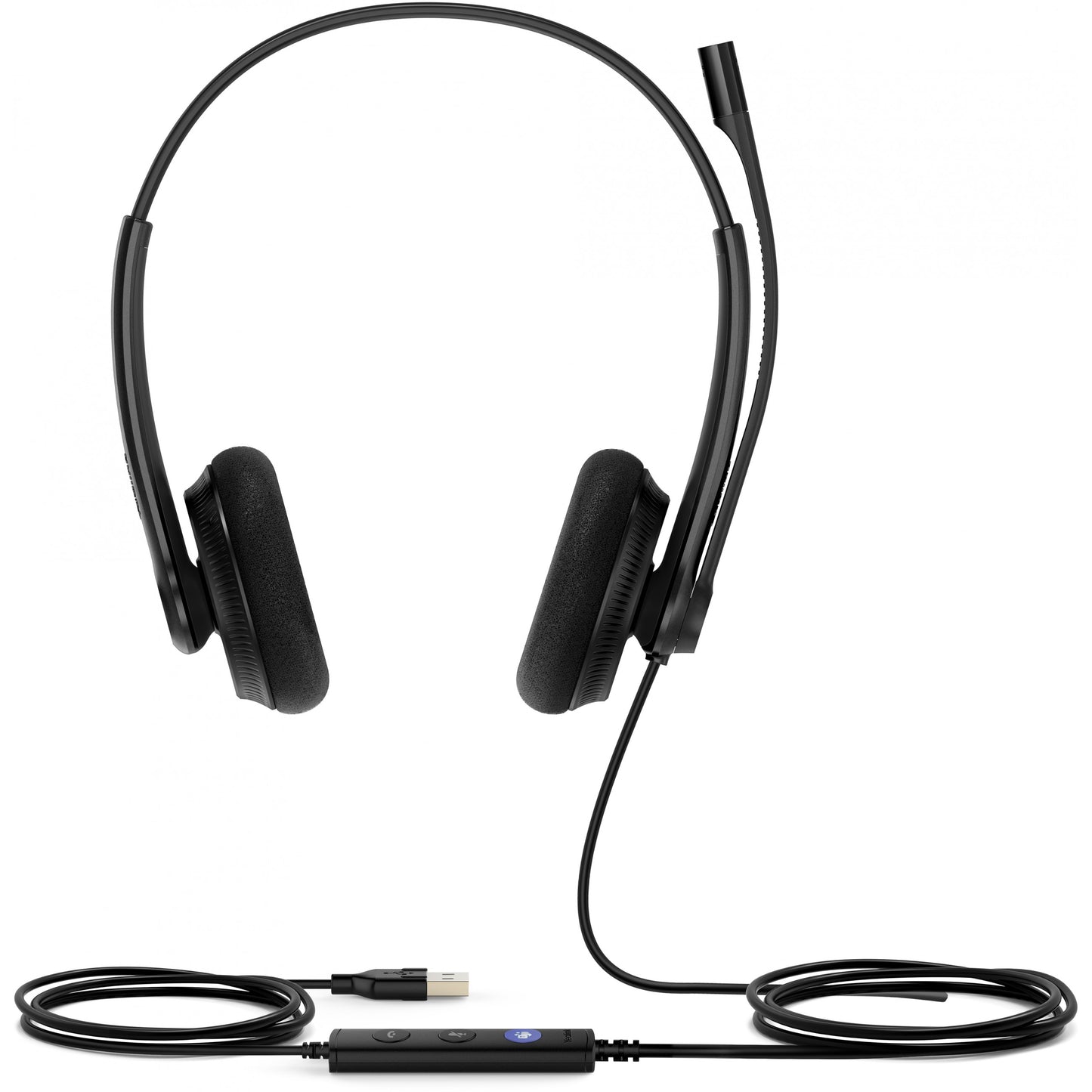 Yealink UH34 Lite Dual Teams slušalice. Žične. 20 - 20000 Hz. Kancelarija/Pozivni centar. 110 g. Slušalice. Crne.