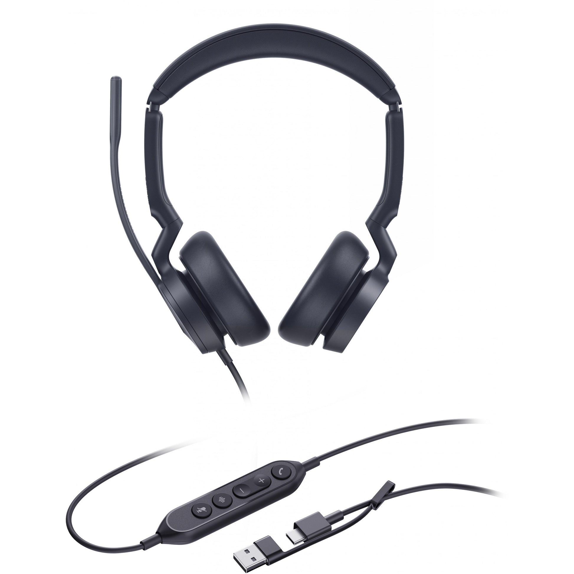 Yealink UH46 Dual UC USB-C/A slušalice. Žične. 20 - 20000 Hz. Kancelarija/Pozivni centar. 166 g. Slušalice. Crne.