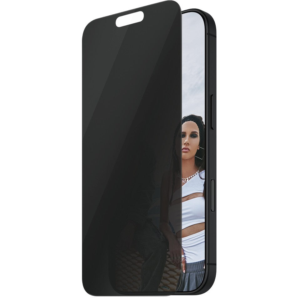 PanzerGlass SAFE by Privacy® zaštitna folija za ekran za iPhone 16 Plus | 15 Plus | Ultra široka. Apple. Apple - iPhone 16 Plus. Apple - iPhone 15 Plus. Suha primjena. Otporno na ogrebotine. Otporno na udarce. Prozirno. 1 komad.